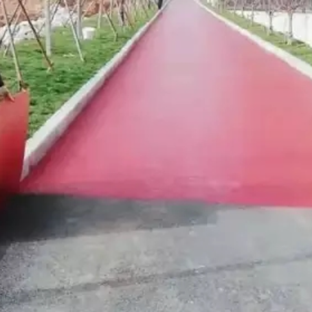 长春​ 彩色路面喷涂翻新是一种低成本